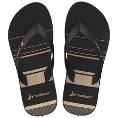 Sandalia Rider Feel Urban Masc Infantil Preto/Preto/Bege