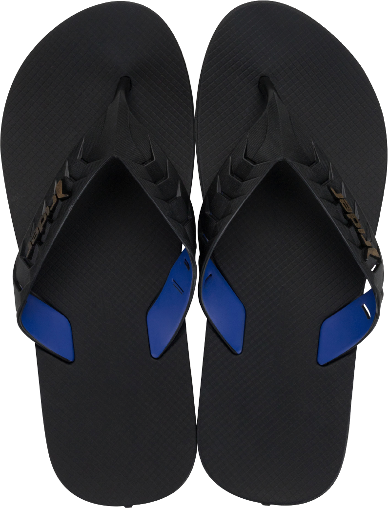 Sandalia Rider Street Duo Masc Adulto Preto/Azul/Dourado
