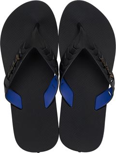 Sandalia Rider Street Duo Masc Adulto Preto/Azul/Dourado