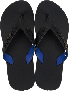 Sandalia Rider Street Duo Masc Adulto Preto/Azul/Dourado