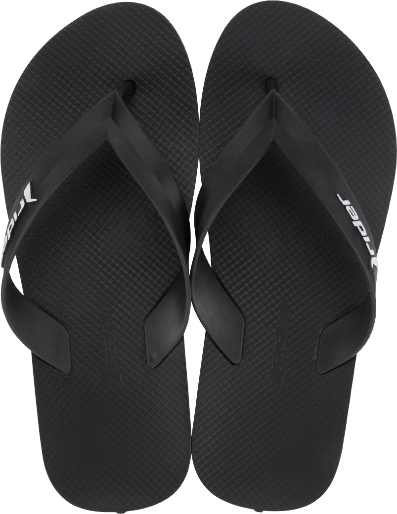 Sandalia Rider Feel Ligth Masc Adulto Preto/Preto/Branco