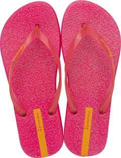 Sandalia Ipanema Glitter Fem Adulto Rosa Glitter/Amarelo