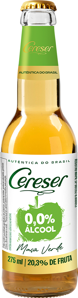 Espumante Sidra Cereser Maca Verde Sem Alcool 275ml