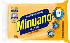 Sabao Pedaco Minuano Neutro Glicerinado Unitario 160g