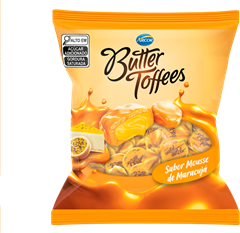 Bala Butter Toffees Maracuja 400g