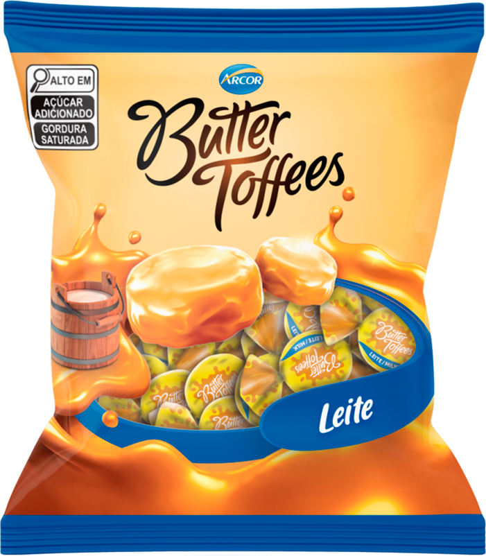 Bala Butter Toffees Leite 400g