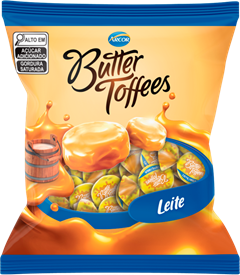 Bala Butter Toffees Leite 400g