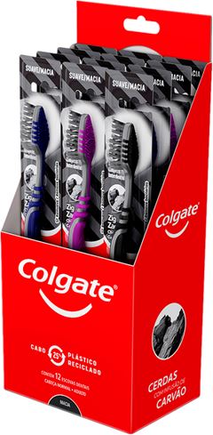 Escova Dental Colgate Zig Zag Carvao Lv12 Pg9