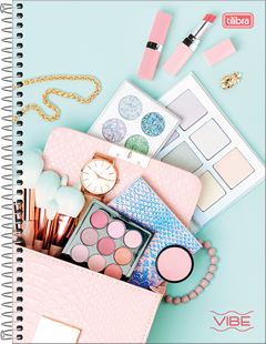 Caderno Tilibra Universitario Vibe Fem Cd 10m 160fls