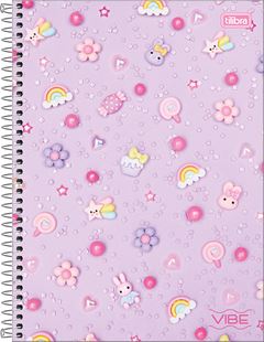 Caderno Tilibra Universitario Vibe Fem Cd 20m 320fls