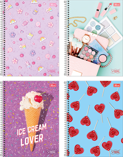 Caderno Tilibra Universitario Vibe Fem Cd 20m 320fls