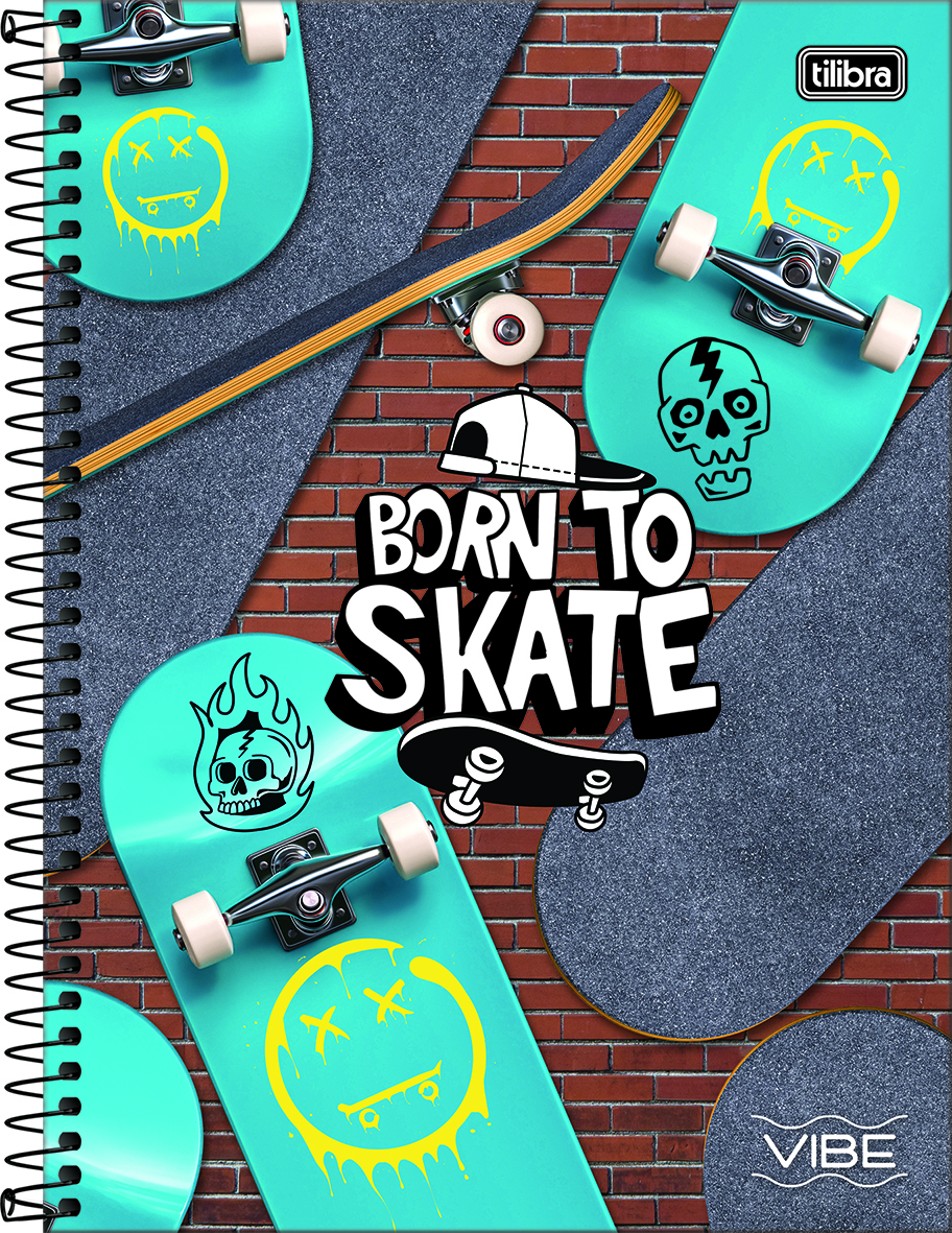 Caderno Tilibra Universitario Vibe Masc Cd 10m 160fls