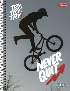 Caderno Tilibra Universitario Vibe Masc Cd 12m 192fls