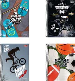 Caderno Tilibra Universitario Vibe Masc Cd 20m 320fls