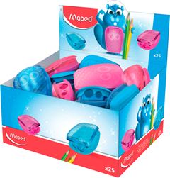 Apontador Maped Pulse Com Deposito 2 Furos Sortido