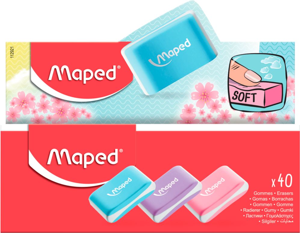 Borracha Maped Essentials Softy Tons Pasteis