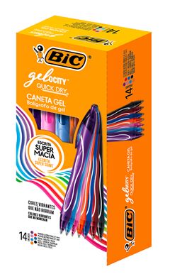 Caneta Bic Esferografica Gelocity Quick Dry Sortida