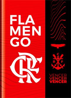 Caderno Kit Universitario Flamengo Masc Cd Cost 80fls
