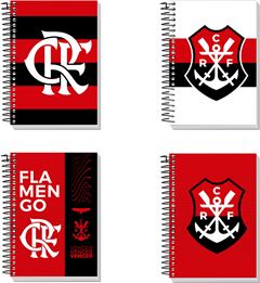 Caderno Kit Universitario Flamengo Cd 10m 160fls