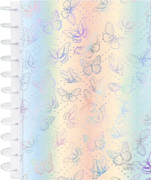 Caderno Inteligente Disco Kit Magic Wings Cd 10m 160fls