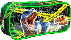 Estojo Kit Retangular Infantil Masculino Dino Rex