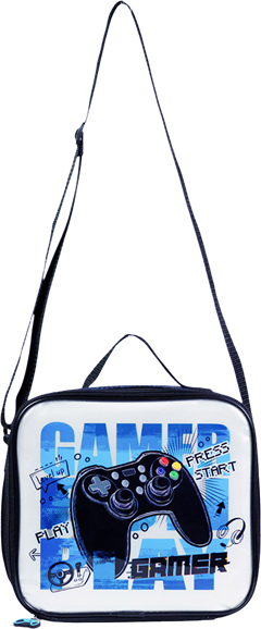 Lancheira Kit Infantil Masc Gamer