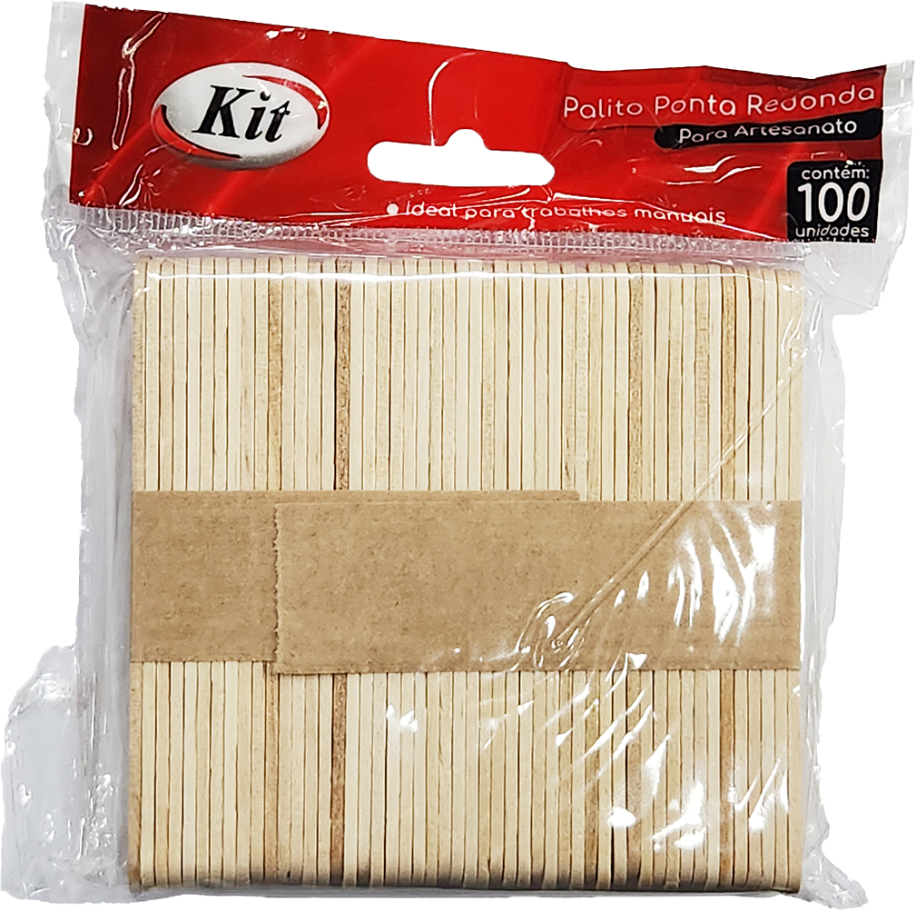 Palito Madeira Kit Para Picole