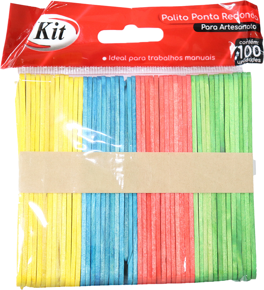 Palito Madeira Kit Para Picole Sortido
