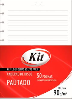 Refil Caderno Inteligente Kit 50fls