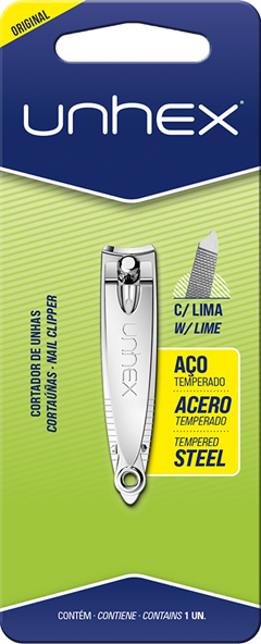 Cortador De Unha Unhex Individual 12un