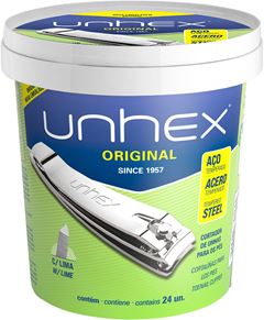 Cortador De Unha Unhex Para Pes Pote 24un