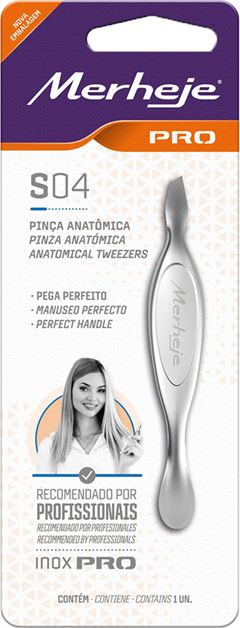 Pinca Merheje Profissional Anatomica Ponta Diagonal