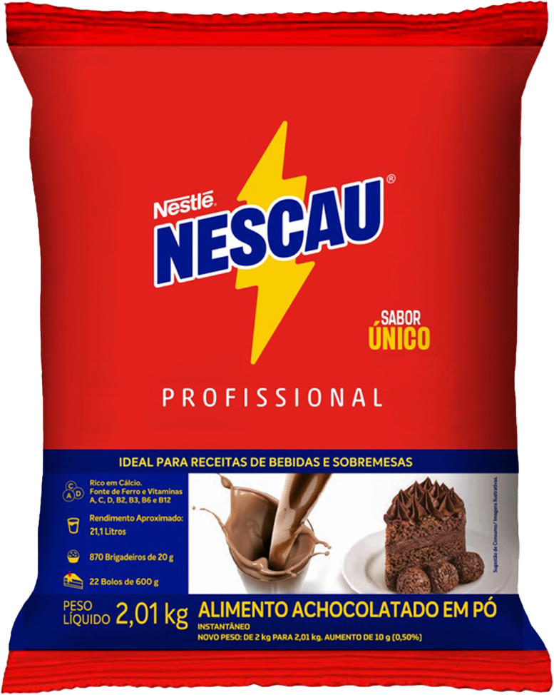 Achocolatado Nescau Profissional Sachet 2,01kg