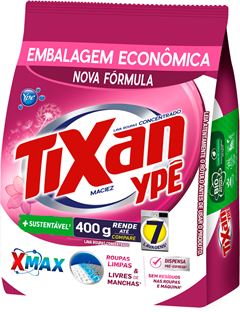 Sabao Em Po Tixan Ype Maciez Sachet 400g