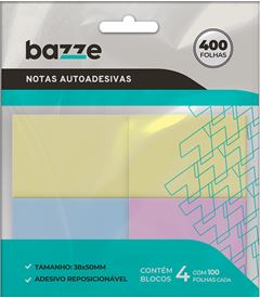 Nota Adesiva Bazze 4 Bloco Sortido 100fls