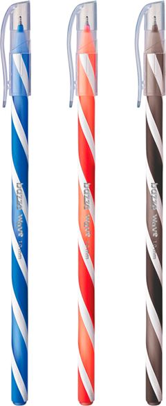 Caneta Bazze Wave Esferografica 1.0 Az/Pt/Vm Pote