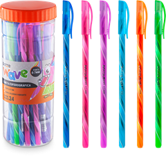 Caneta Bazze Wave Esferografica 0.7 Fashion Sortida