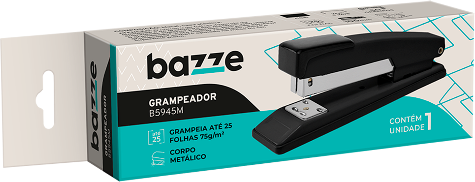 Grampeador Bazze Metal Para 25fls