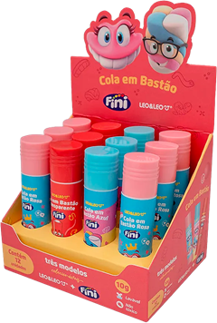 Cola Bastao Leoleo Colorida Fini 10g