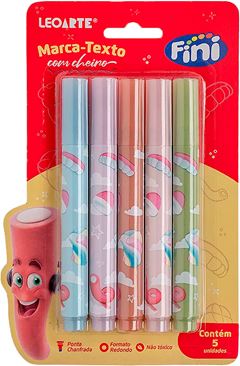Marca Texto Leoleo Fini Com Aroma 5un