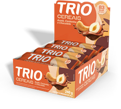 Barra De Cereal Trio Chocolate Avela Castanha 20g
