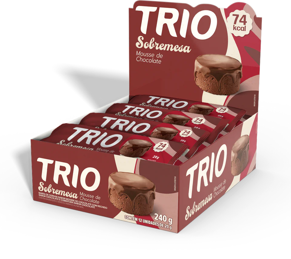 Barra De Cereal Trio Mousse Chocolate 18g