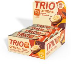 Barra De Cereal Trio Banana E Chocolate Zero 18g