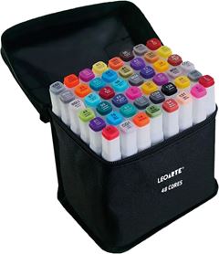 Canetinha Leoleo Bobbie Goods Com Estojo 48 Cores