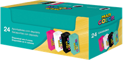 Apontador Faber Castell Multicolor Com Deposito Sortido