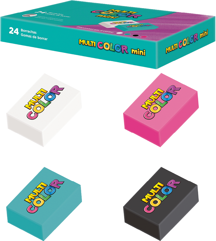 Borracha Faber Castell Multicolor Sortida