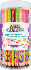 Lapis Grafite Faber Castell Multicolor Comidinhas Pote Sorti