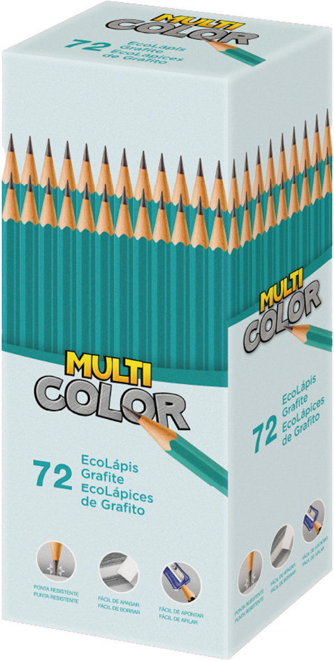Lapis Grafite Faber Castell Multicolor Verde