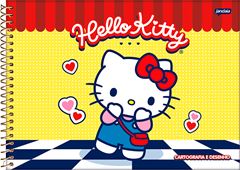 Caderno Jandaia Cartografia Hello Kit Cd Esp 80fls