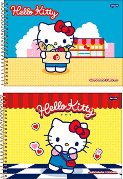 Caderno Jandaia Cartografia Hello Kit Cd Esp 80fls